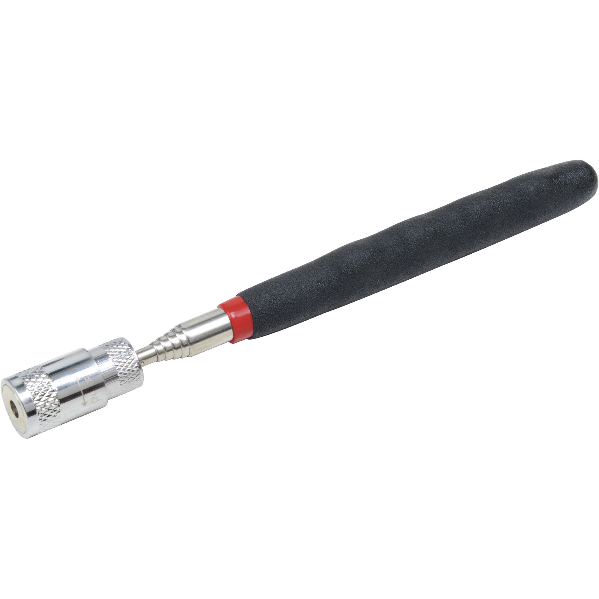 Klutch 5-Lb. Telescopic Magnetic Pickup Tool with LED Light, 7.4in.–32in.L Handle